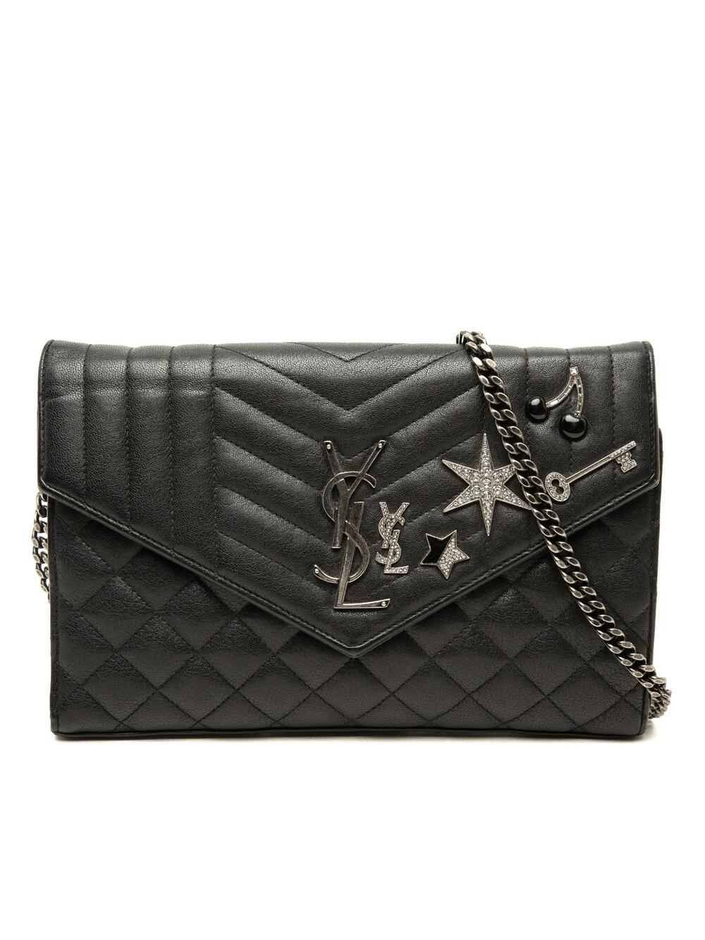 Saint Laurent Sheepskin Triquilt Charms #373627S12B